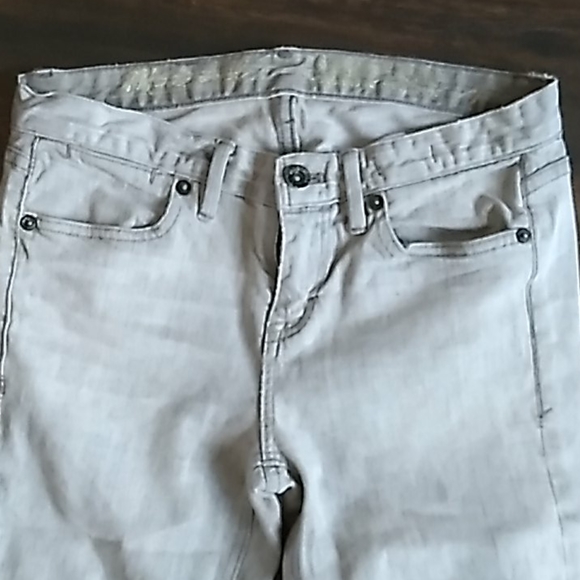 MADEWELL skinny skinny jeans lt. gray denim 26x32 - Picture 5 of 8